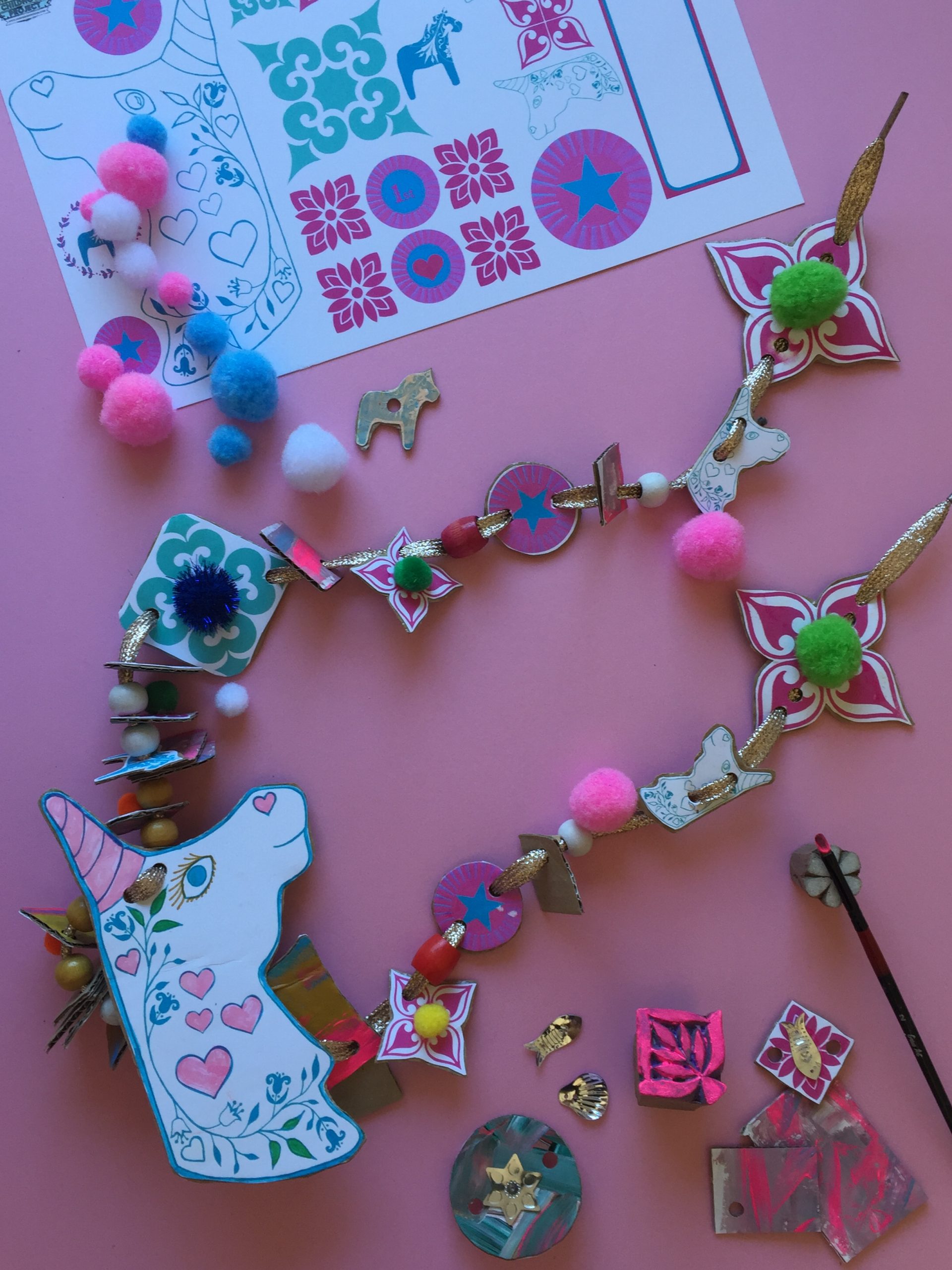 Unicorn Junk Jewellery – Kids Eco Craft Set