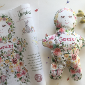 Gemini Doll Sewing Kit – Organic Cotton & Lavender